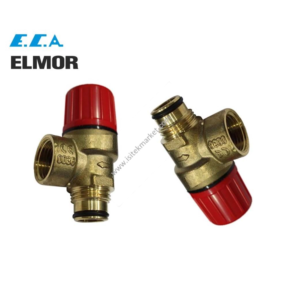 3 BAR EMNİYET VENTİLİ E.C.A 1/2 1/2 MO