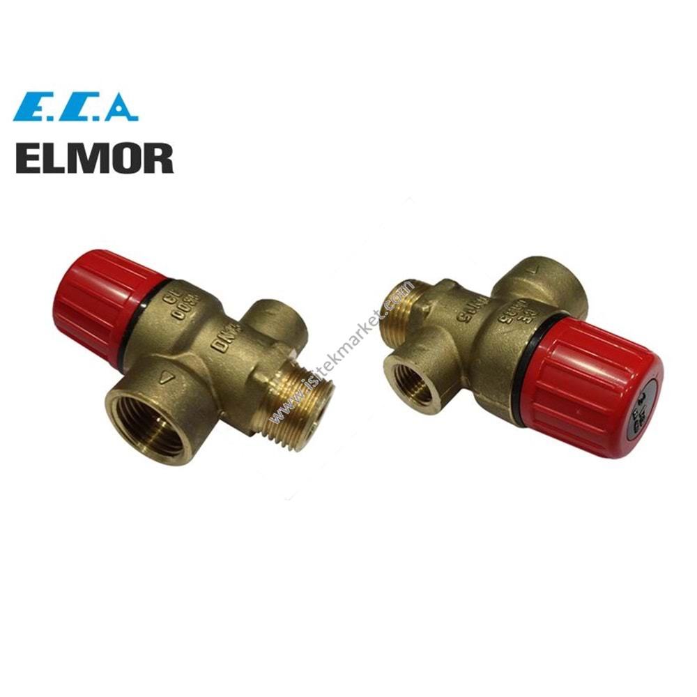 3 BAR EMNİYET VENTİLİ E.C.A 1/2 1/2 M