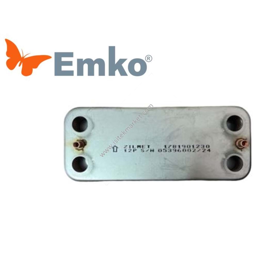 PLAKA EŞANJÖR ZILMET 17B1901230 12 PLAKA EMKO EMKO03501