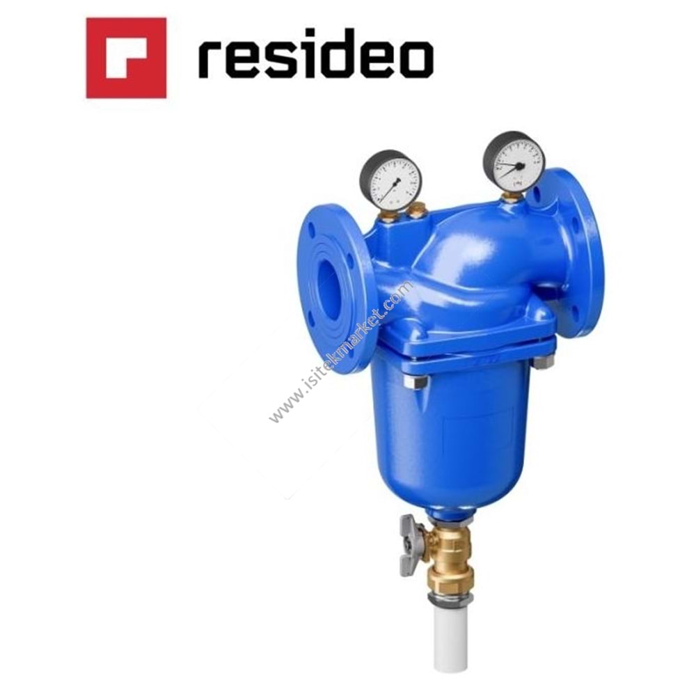 FLANŞLI TERS YIKAMA FİLTRESİ HONEYWELL F78TS-65FD 200 MİKRON DN65