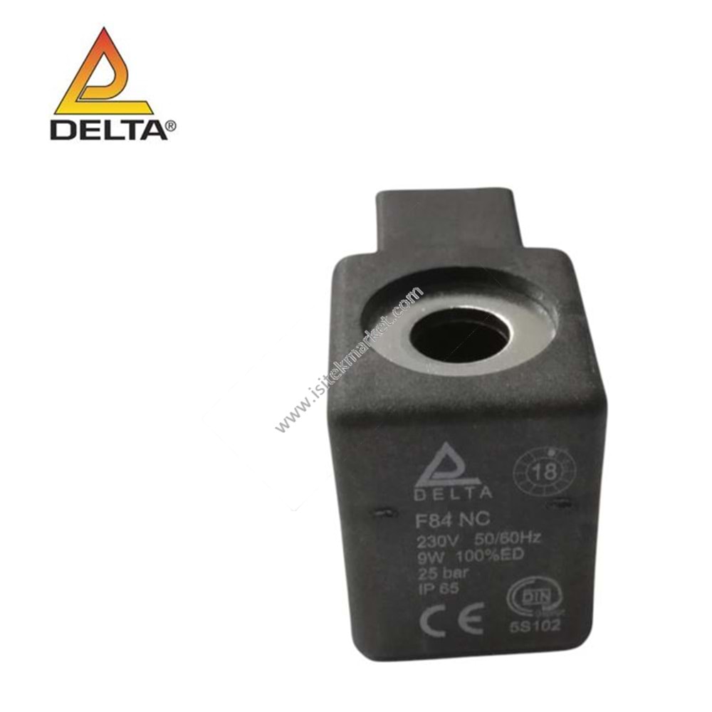 SELONOID BOBİN DELTA F84 NC 230 V 50-60 HZ 9 WATT