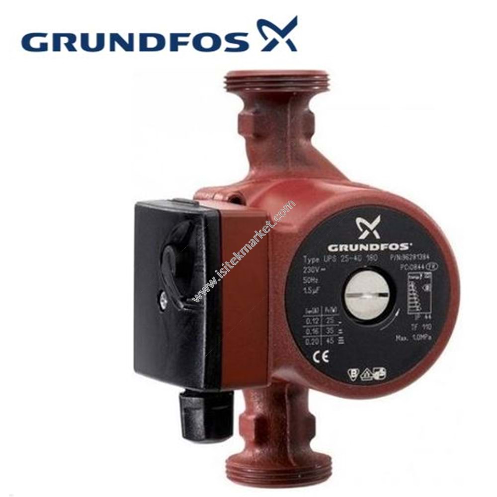 POMPA GRUNDFOS 95906429 UNIVERSAL 25/80 180