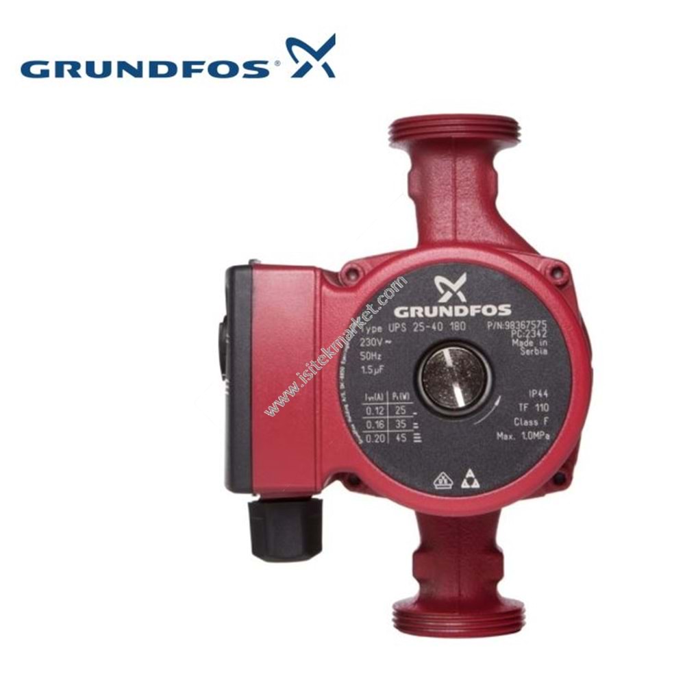 POMPA GRUNDFOS 98367575 UPS 25- 40 180 EU