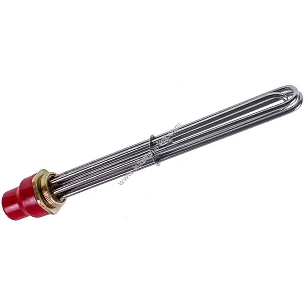 ELEKTRİKLİ KOMBİ REZİSTANSLARI BLOĞU 12KW 220-380V L=440MM SOMUN 2 KOOLWEN