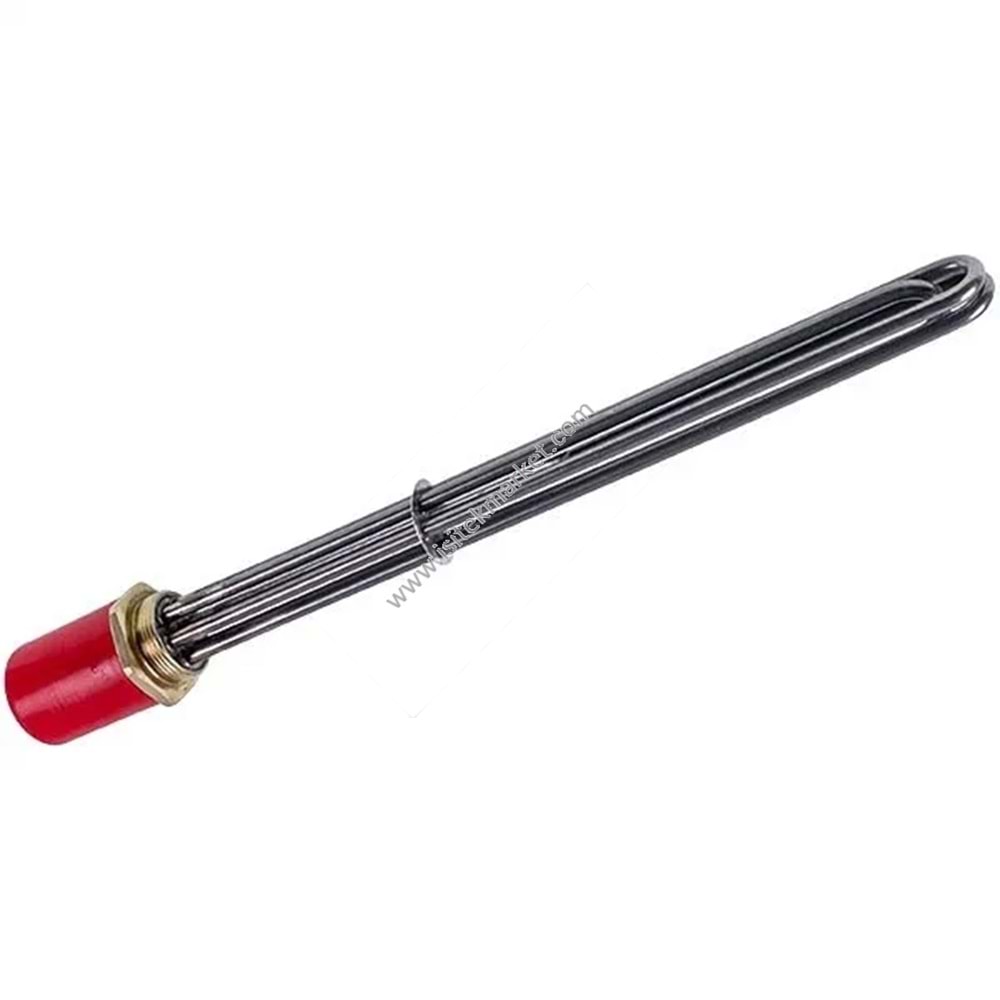 ELEKTRİKLİ KOMBİ REZİSTANSLARI BLOĞU 12KW 220-380V L=435MM SOMUN 1 1-2 KOOLWEN