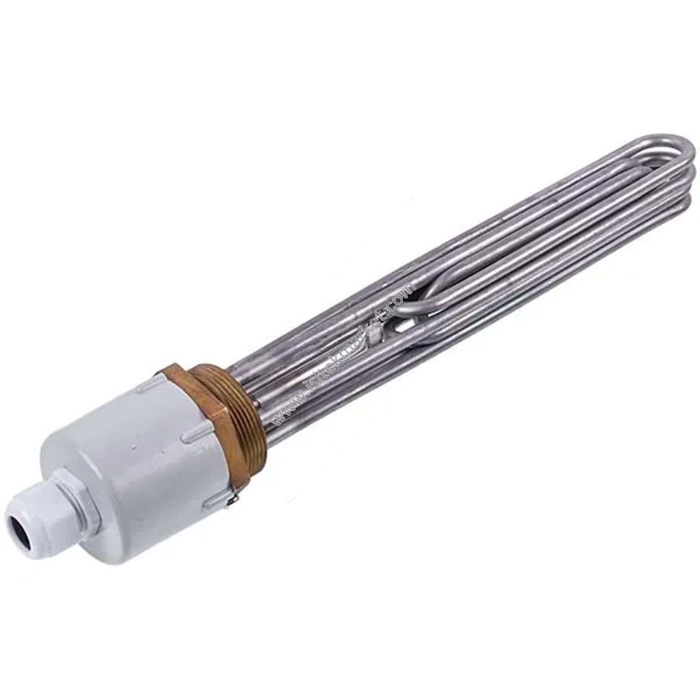 ELEKTRİKLİ KOMBİ REZİSTANSLARI BLOĞU KAWAİ 12 KW 220-380V L=320MM SOMUN 2