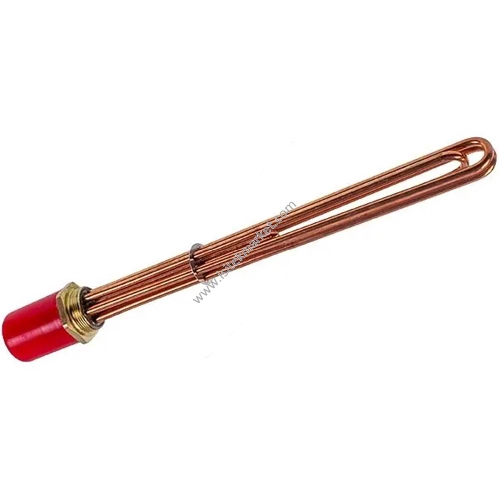 ELEKTRİKLİ KOMBİ REZİSTANSLARI BLOĞU 12KW 220-380V L=430MM SOMUN 1 1-2 KOOLWEN