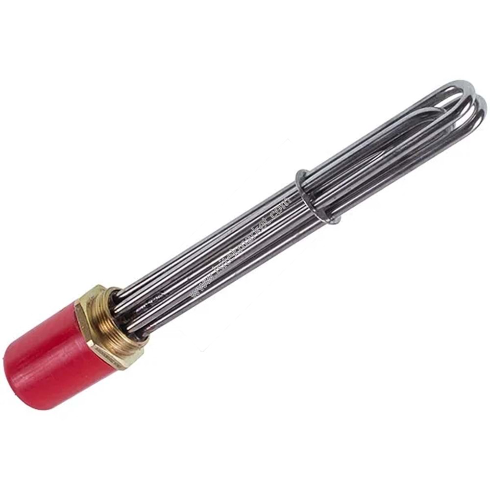 ELEKTRİKLİ KOMBİ REZİSTANSLARI BLOĞU 4,5KW 220-380V L=290MM SOMUN 1 1-2 KOOLWEN