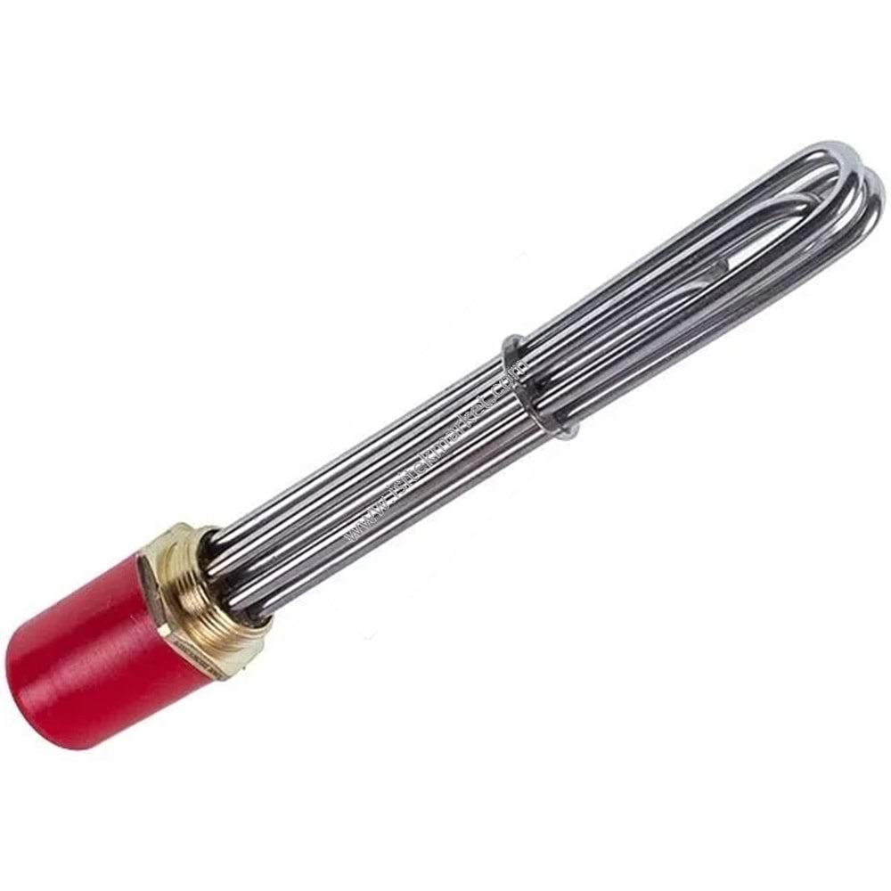 ELEKTRİKLİ KOMBİ REZİSTANSLARI BLOĞU 3KW 220-380V L=290MM SOMUN 1 1-2 KOOLWEN