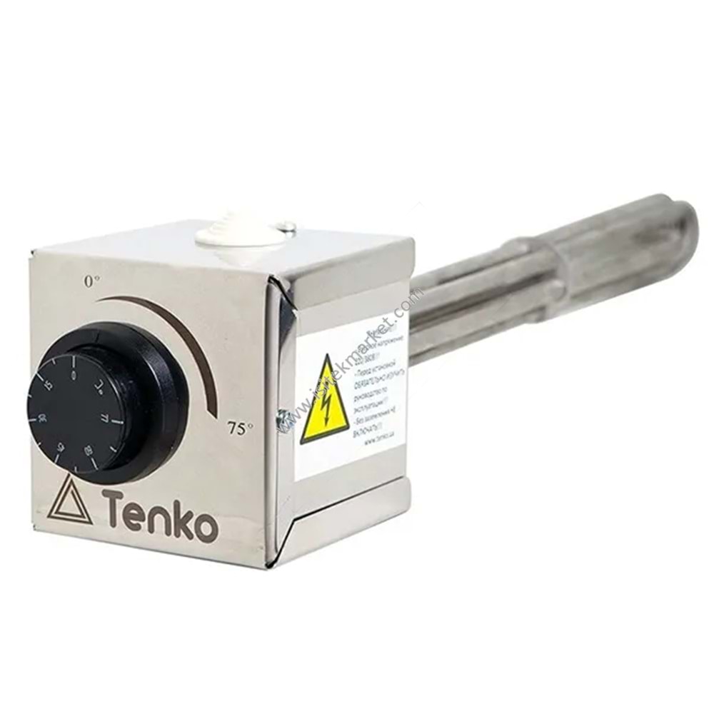 ELEKTRİKLİ KOMBİ REZİSTANSLARI BLOĞU 9KW 380V SOMUN 2 (TERMOSTATLI) TENKO