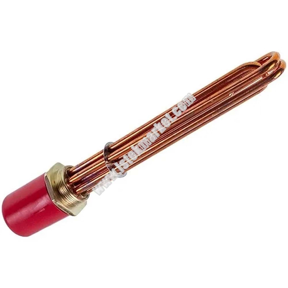 ELEKTRİKLİ KOMBİ REZİSTANSLARI BLOĞU 6KW 220-380V L=285MM SOMUN 1 1-2 KOOLWEN