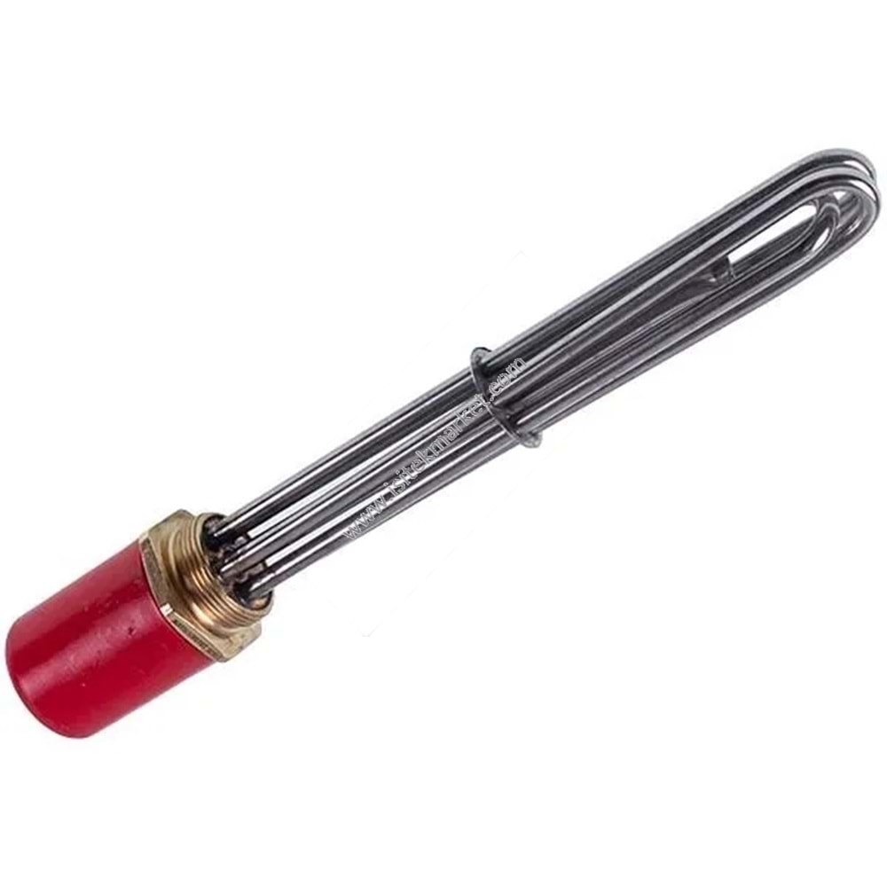 ELEKTRİKLİ KOMBİ REZİSTANSLARI BLOĞU 6KW 220-380V L=285MM SOMUN 1 1-2 KOOLWEN