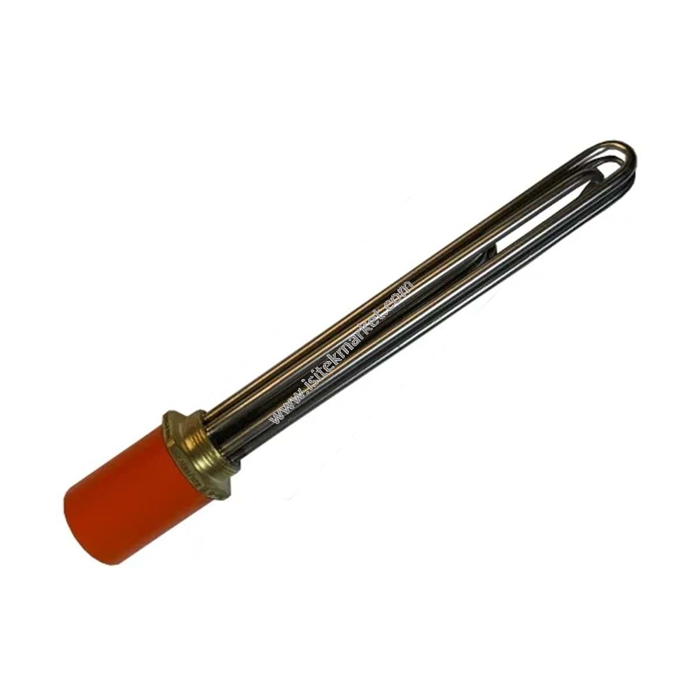 ELEKTRİKLİ KOMBİ REZİSTANSLARI BLOĞU 6KW 220V L=305MM SOMUN 1 1-2 (48MM)