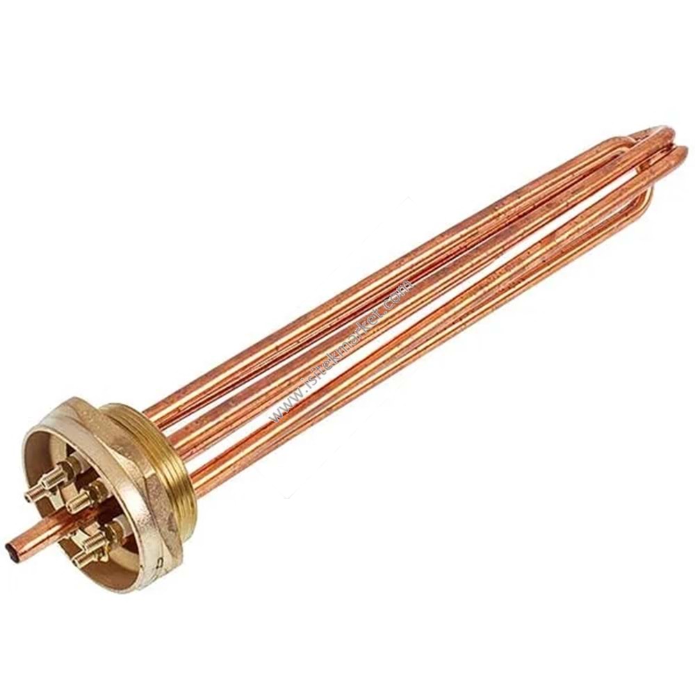 ELEKTRİKLİ KOMBİ REZİSTANSLARI BLOĞU 6KW L=300MM SOMUN 2 SANAL