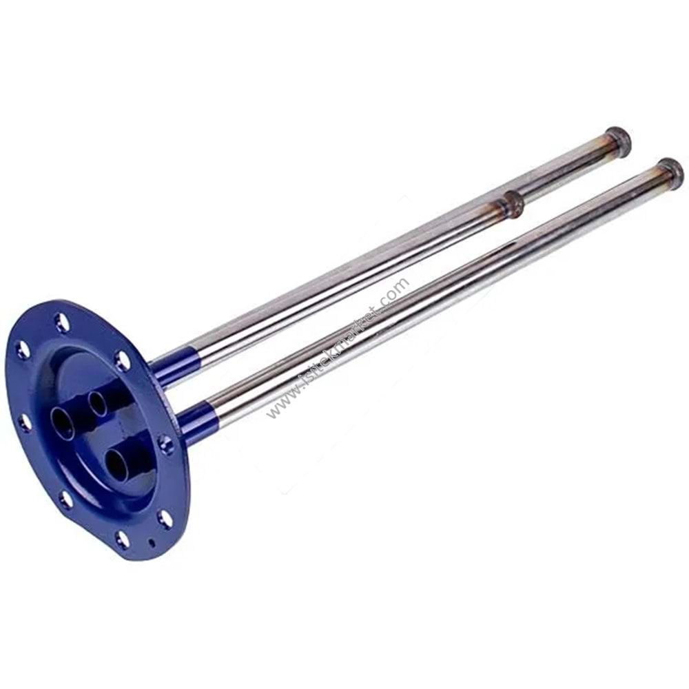 SU ISITICI FLANŞI KURU ISITICI KLIMA HITZE, ARTI UYUMLU D DIŞ=120MM L TÜP=412/412/287MM (M6 ANOT İÇİN)