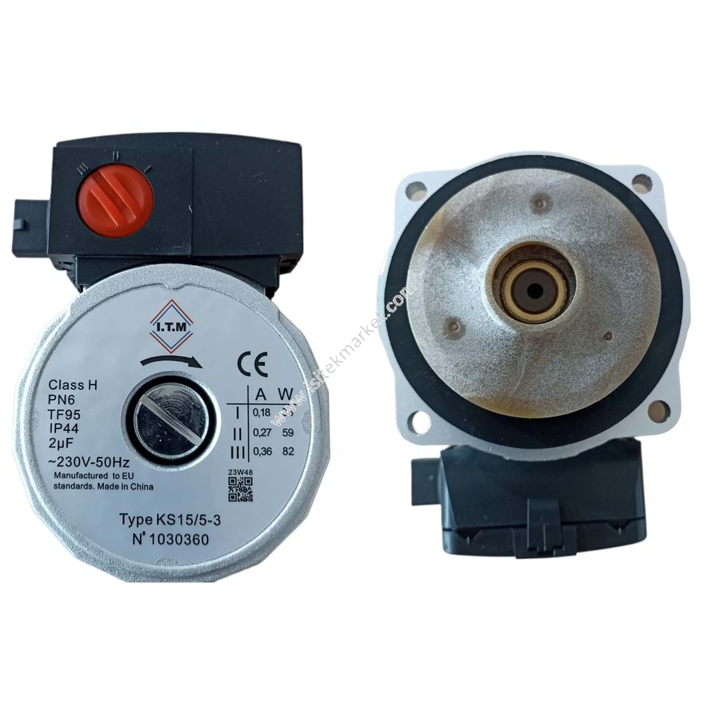 POMPA MOTORU ITM WILO MUADİLİ KS 15/5 -3 82 WATT -