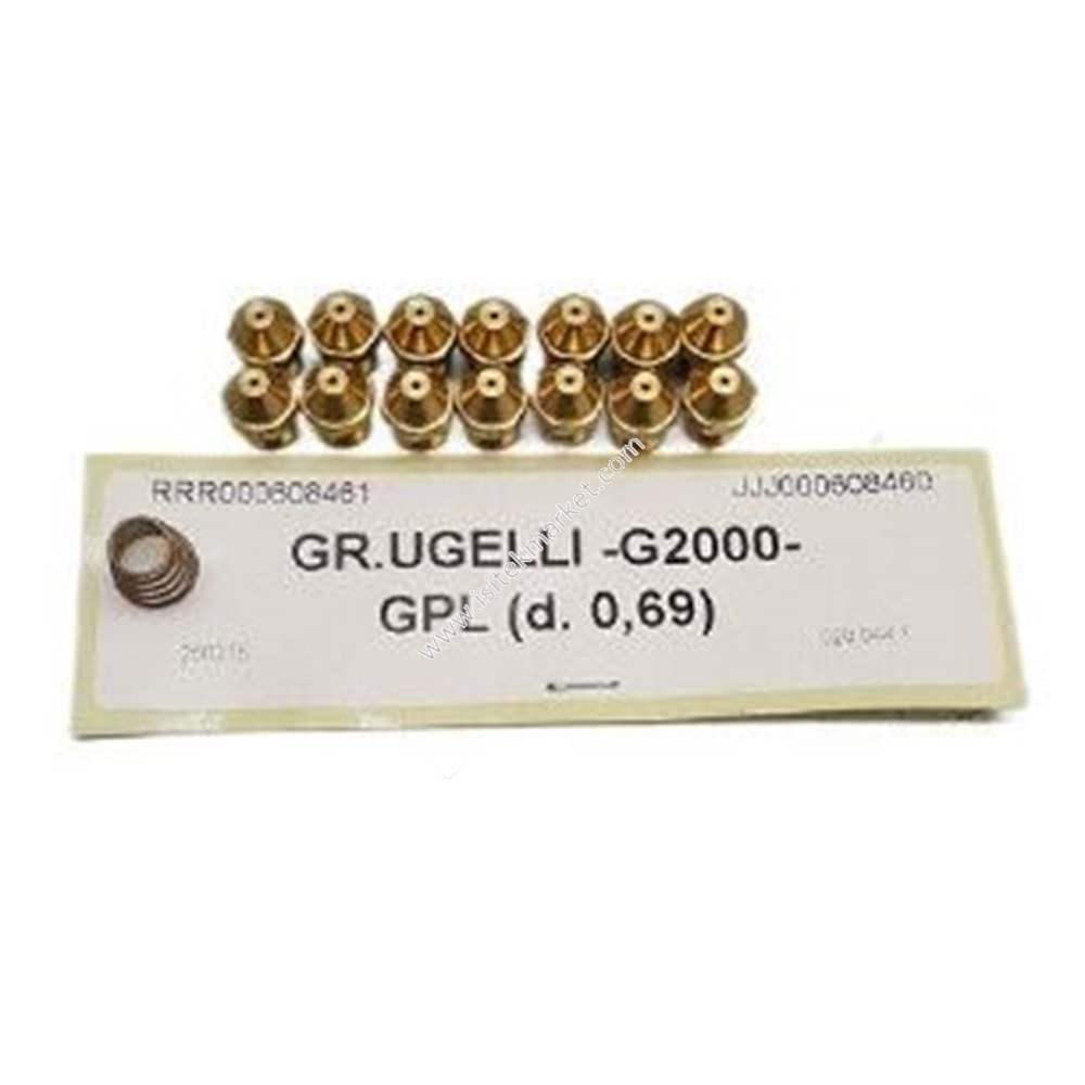 NOZZLE SET BAXI JJJ000608460 15 ADET 0,69 MM LPG