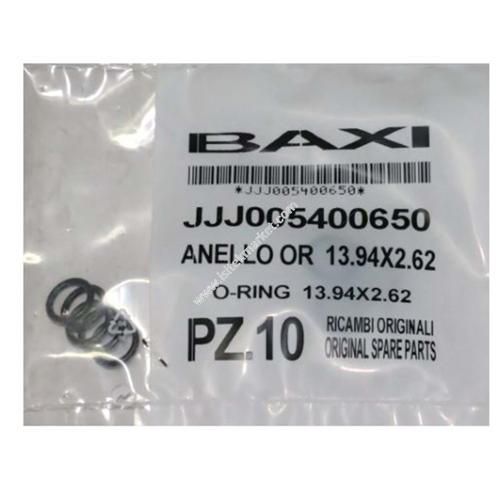 BAXI ORING SETİ JJJ005400650 5400650 19,18X13,94X2,62 MM 10 ADET ECO ECO 3 LUNA WESTEN STAR ENERGY DIGIT