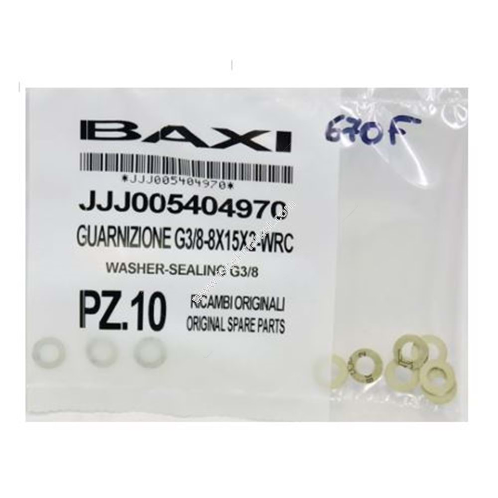 CONTA BAXI JJJ005404970 10 ADET G 3/4 17X24X2