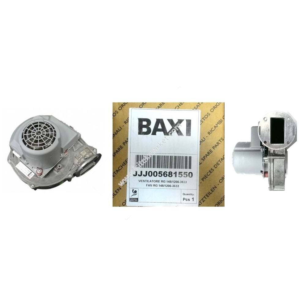 FAN EBM PAPST BAXI JJJ005681550 LUNA HT 100 KW RG 148/1200-3633