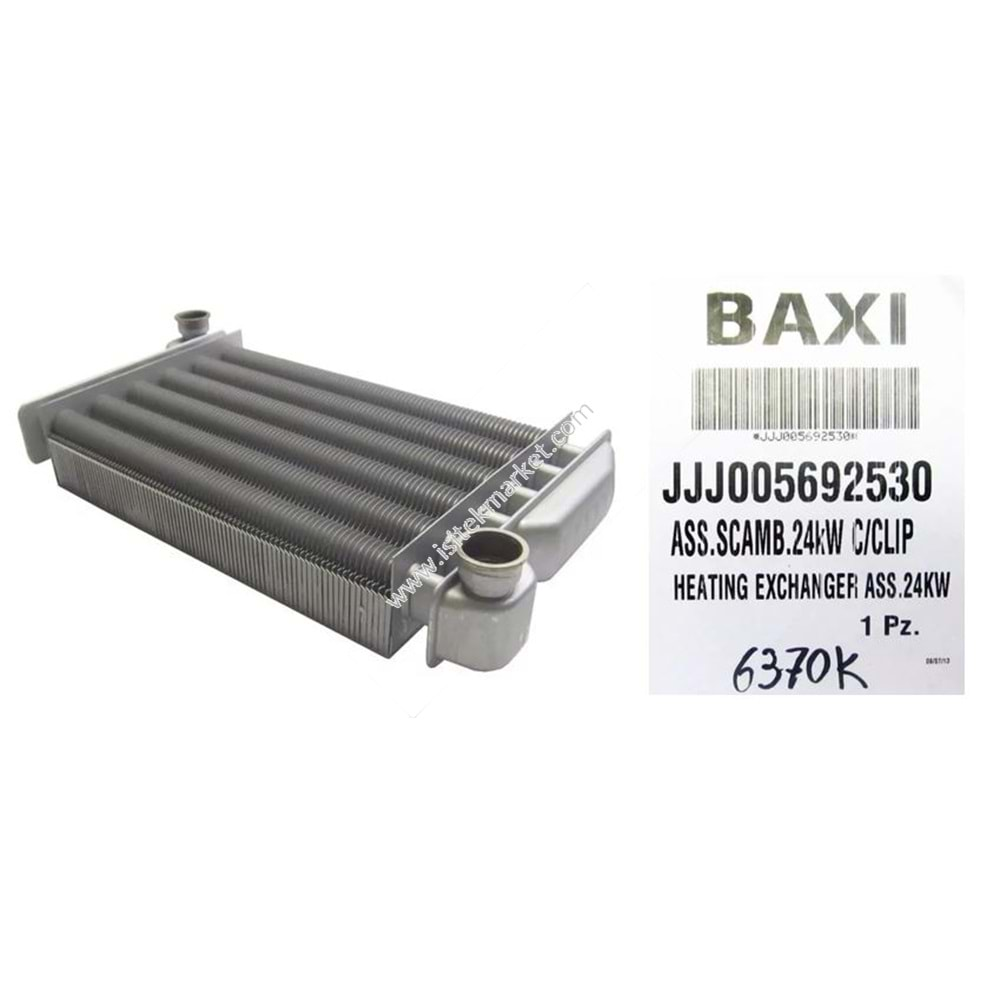 ANA EŞANJÖR BAXI BAYMAK JJJ005677660 5677660 ECO 3 4 270 MM 24 KW L 270 MM VALMEX