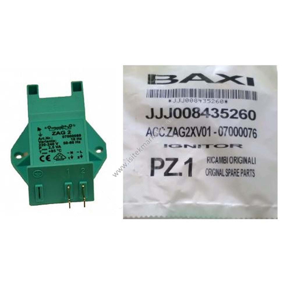 ATESLEME TRAFOSU BX JJJ008435260 8435260 PRIME HT LUNA 3 DUOTEC BYM NOVADENS WESTEN ROCA