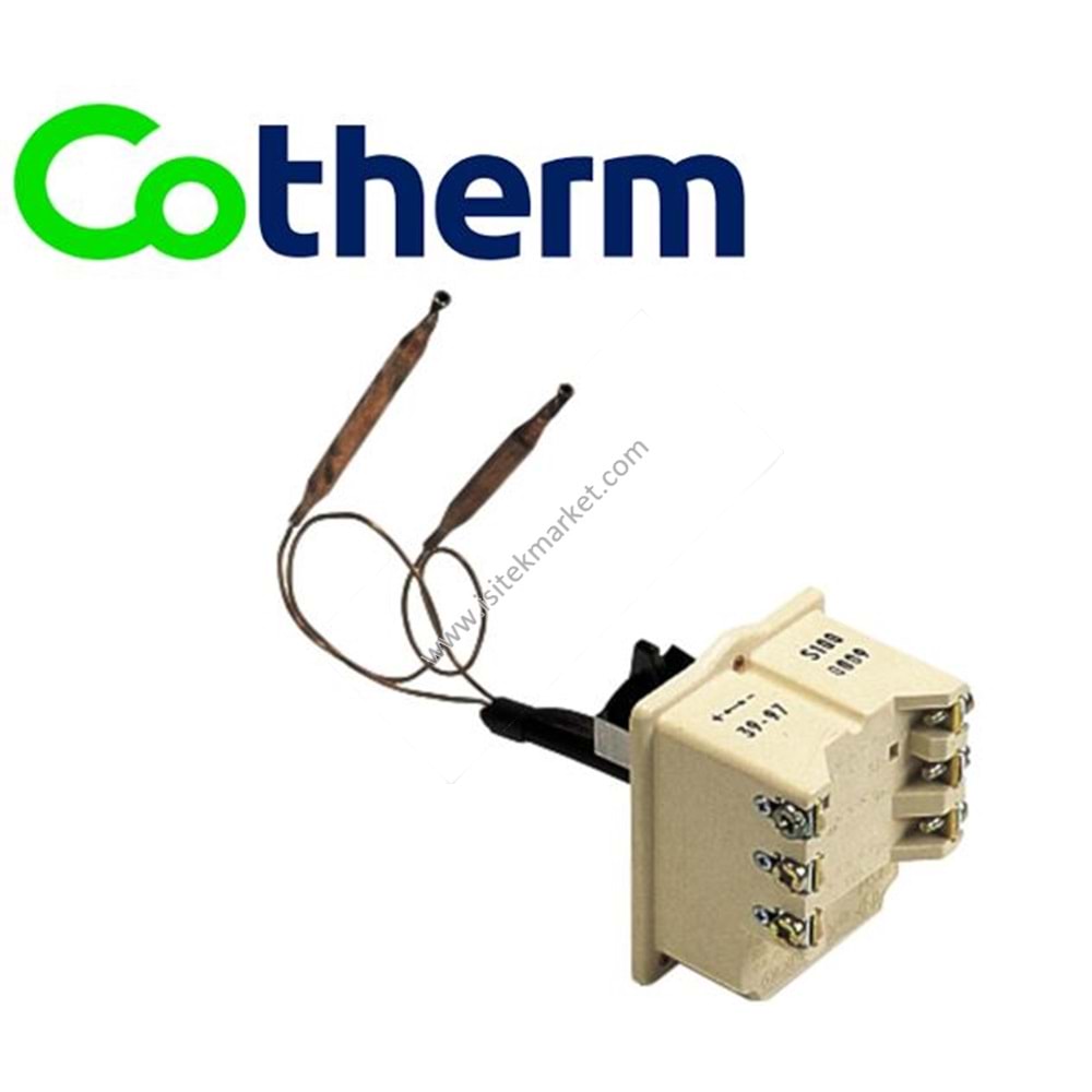 THERMOSTAT COTHERM KBTS 900107 2 SONDA, L270mm, S 90°C TRIPOLAR BSD