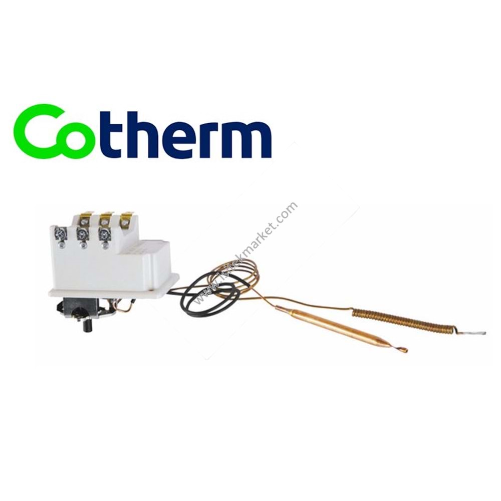 THERMOSTAT COTHERM KBTS 900307 2 SONDA, L450mm, S 90°C TRIPOLAR BTS