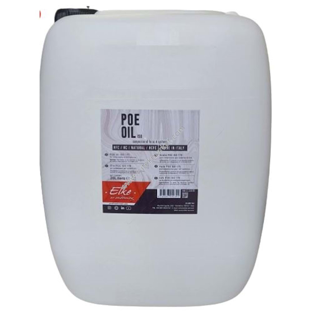 KLİMA KOMPRESÖR YAĞI 20 LT ELKE POE 32