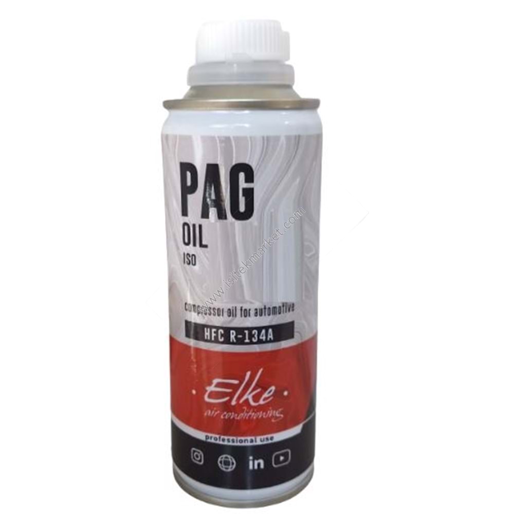 KLİMA KOMPRESÖR YAĞI 0,25 LT ELKE PAG 46