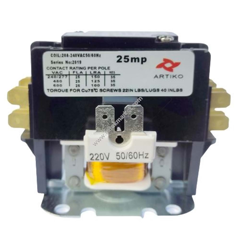 KLİMA KONTAKTÖR 2 P 25A