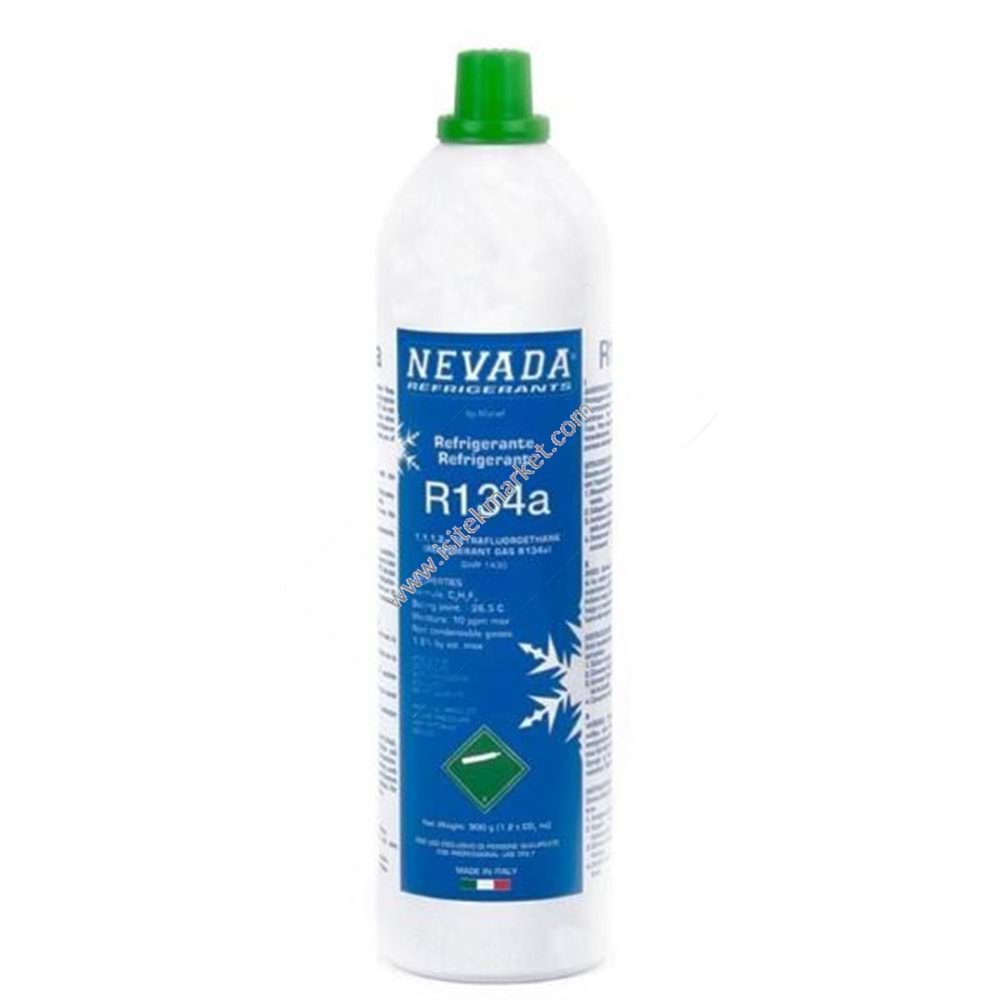 KLİMA SOĞUTUCU GAZ TEK KULLANIMLIK R-134A NEVADA 900 GR