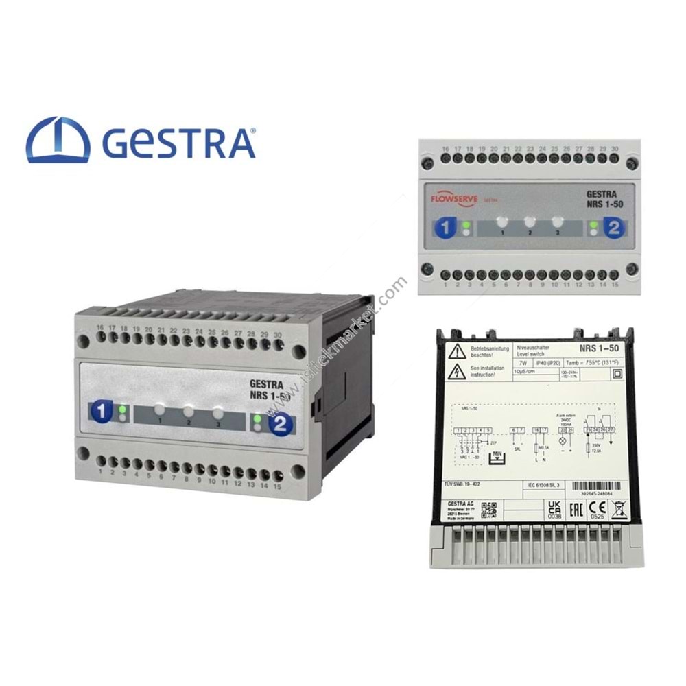 TEK KANALLI KONTROL UÜNİTESİ GESTRA NRS1-50 230 V