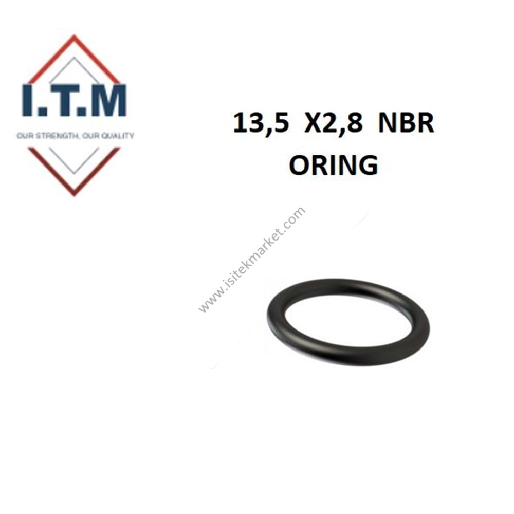 ORİNG 13,5 X 2,8 mm NBR - 13,10x2,62