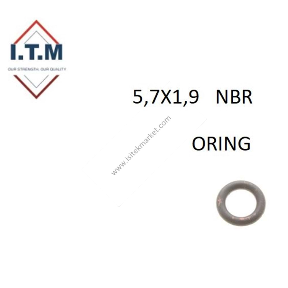 ORİNG 5,7X1,9 NBR