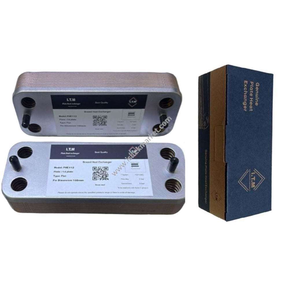PLAKALI EŞANJÖR ITM1901430 14PL 160mm - AIRFEL DIGIFEL INTEGRTY BYM ECO5