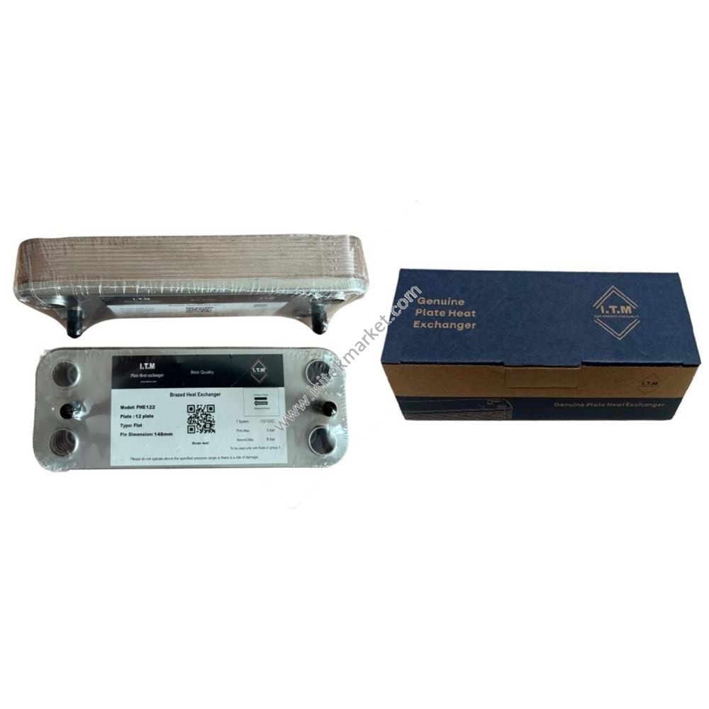PLAKALI EŞANJÖR ITM1901201 12PL 148mm - ARL BRT BEKO