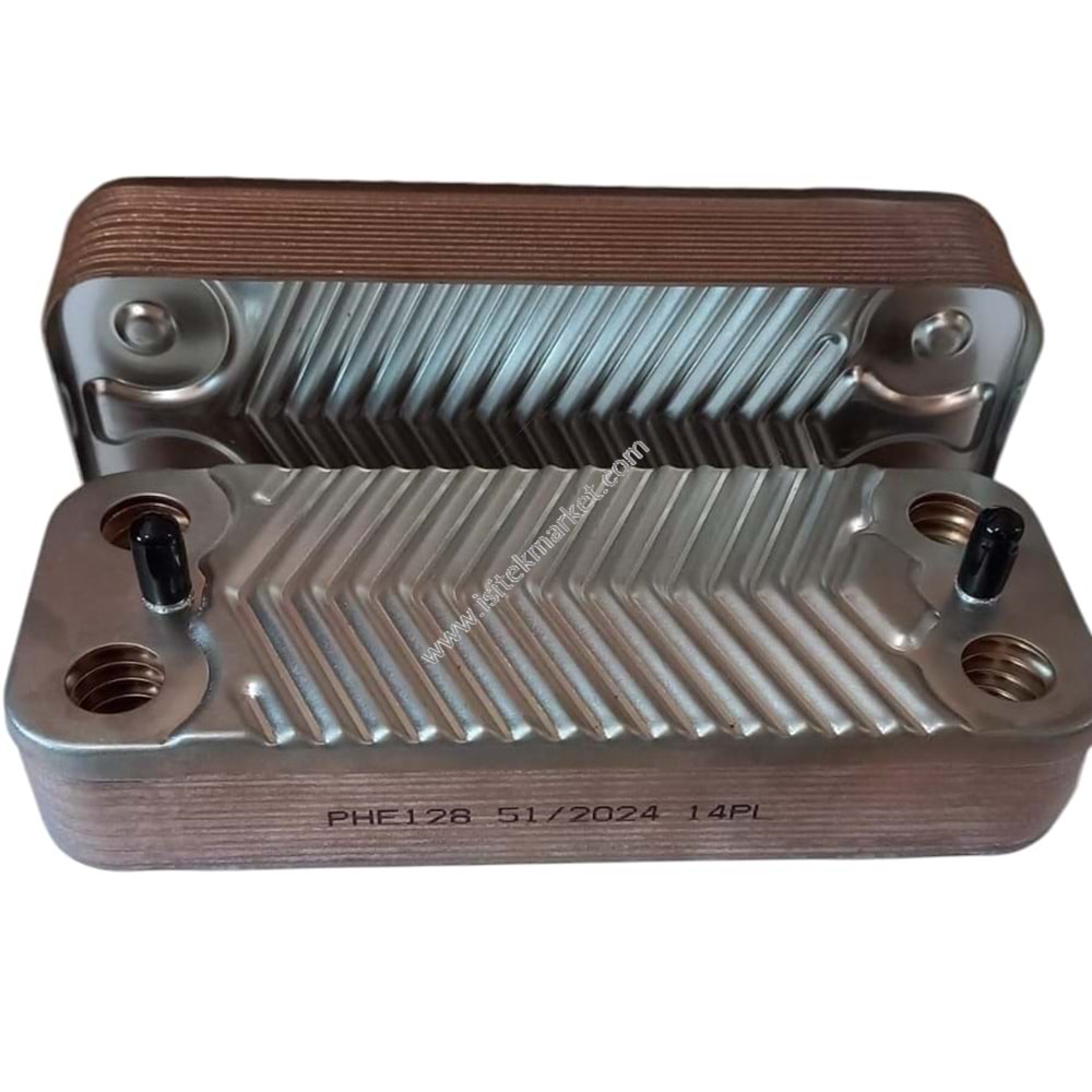 PLAKALI EŞANJÖR ITM1901426 14PL DALGALI 148mm - ARST- FONDITAL 6SCAMPIA01 FERR- VIE 7825534 -BIAS-EC IDEAL 173544