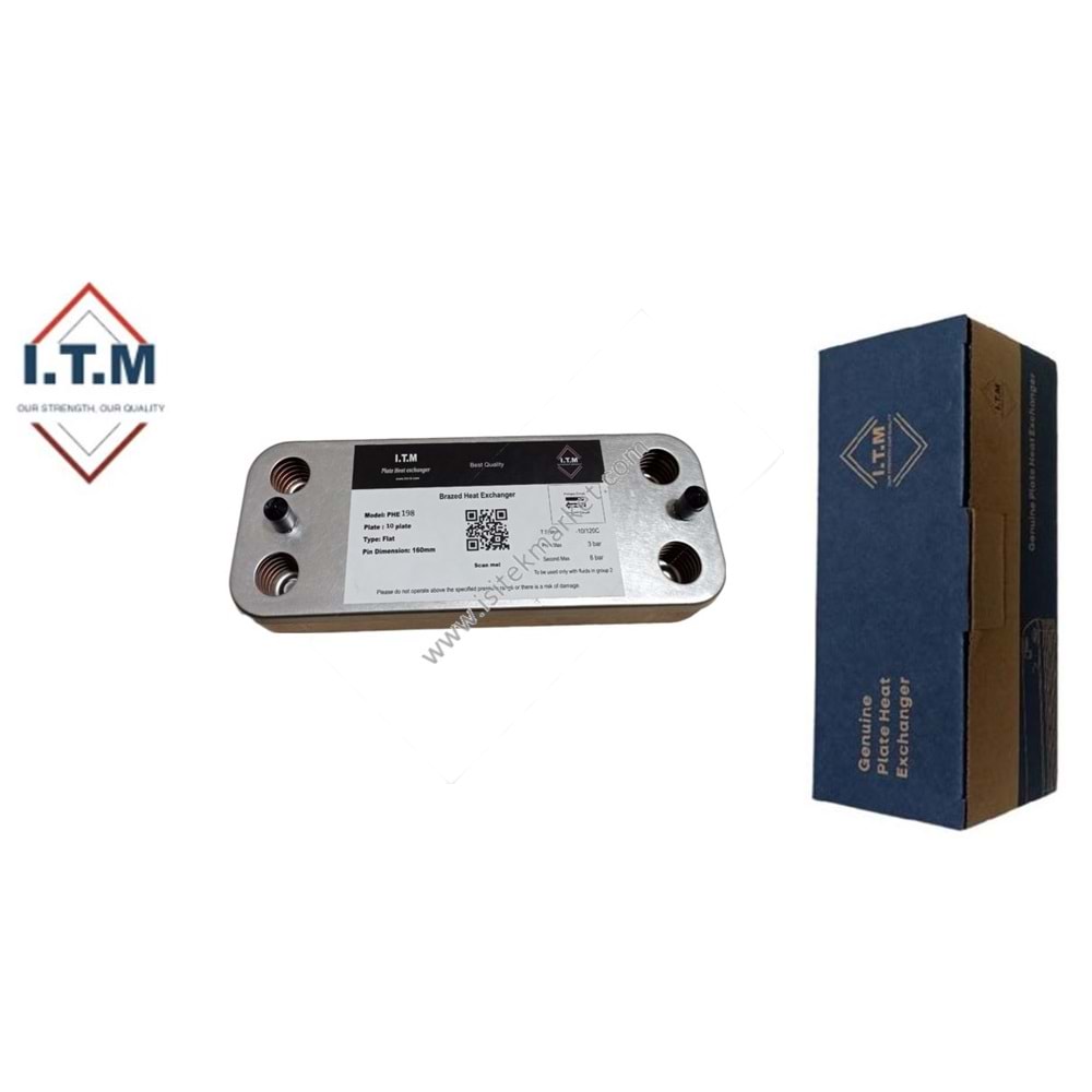 PLAKALI EŞANJÖR ITM1901030 10PL 160mm - AIRFEL DIGIFEL INTEGRTY BYM ECO5 IDEAL 175417