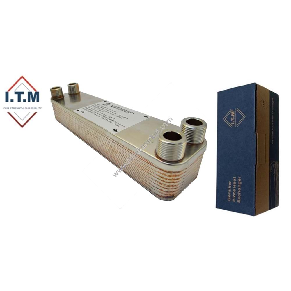 PLAKALI EŞANJÖR ITM -315mm- 20 PLAKA