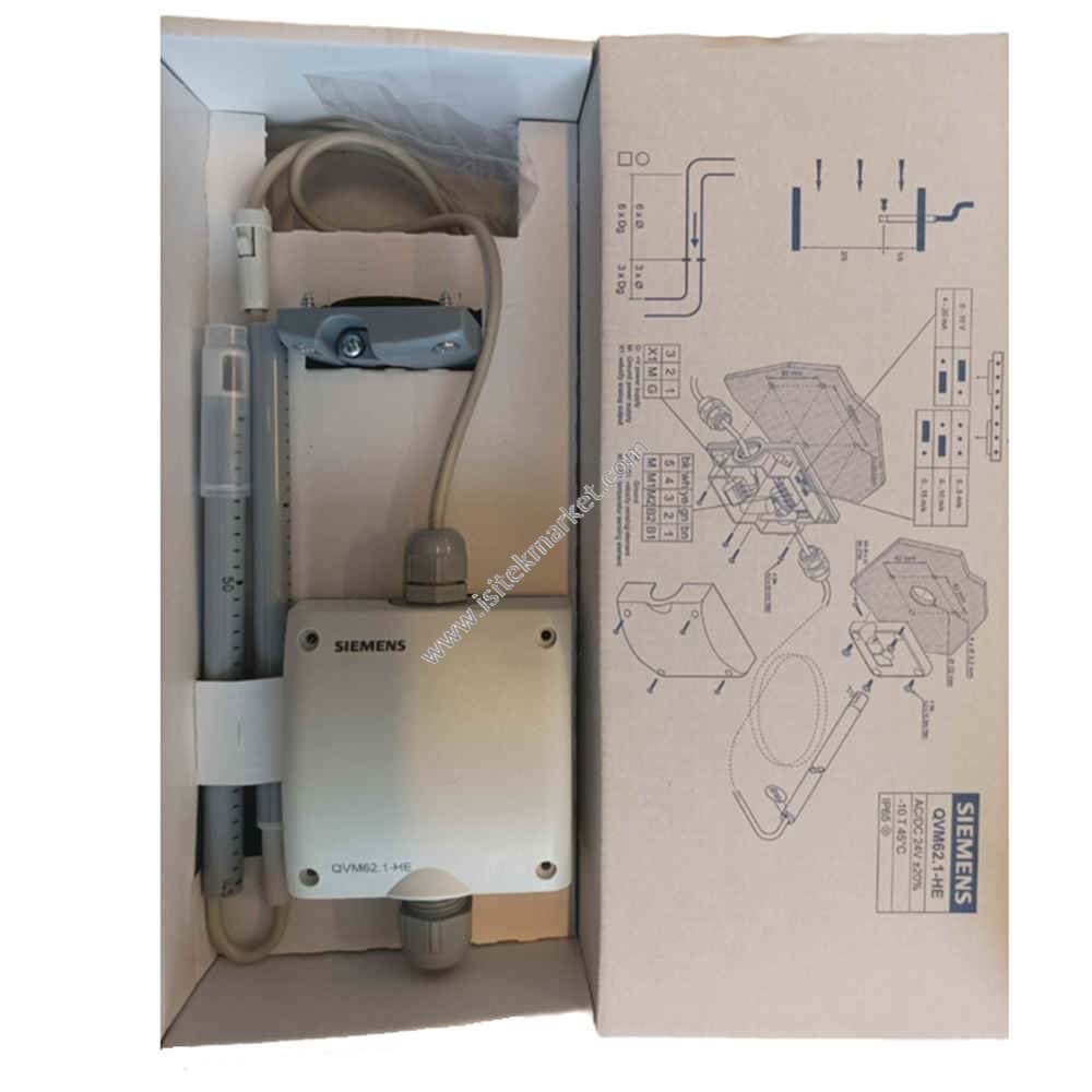 SIEMENS QVM62.1-HE KANAL TİPİ HAVA HIZ SENSÖRÜ