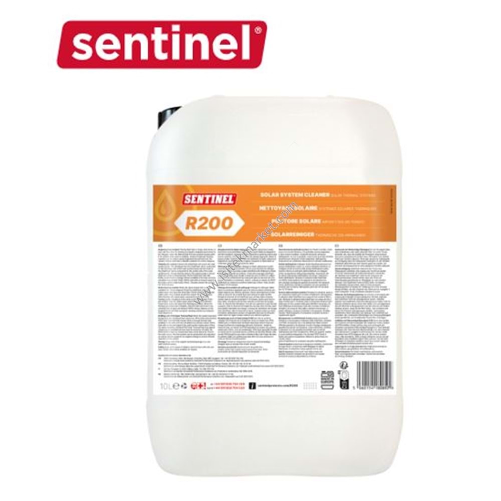 R200 10 LITRE SOLAR TEMİZLEME KİMYASALI SENTINEL