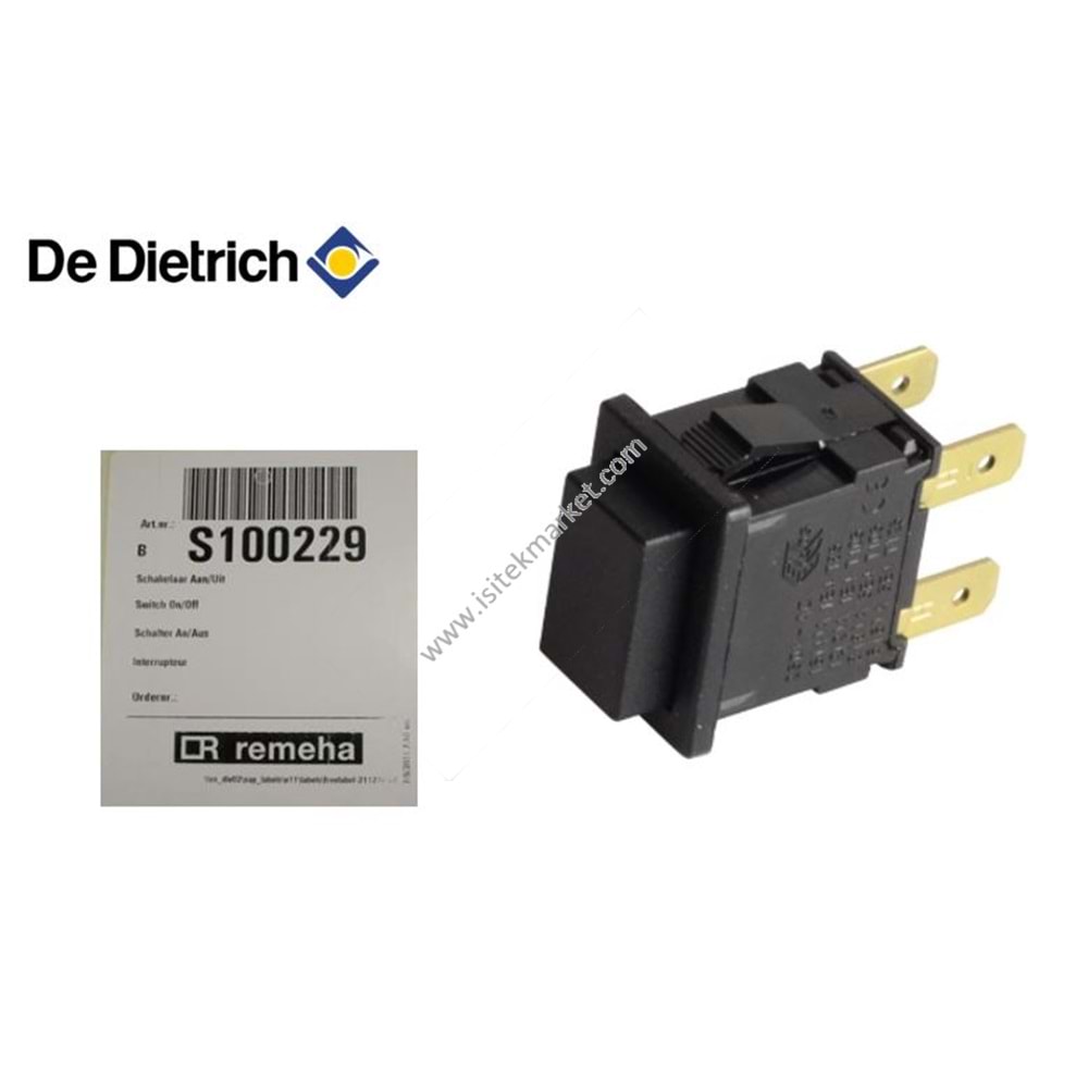 AÇMA KAPAMA BUTONU BX REMEHA DE DIETRICH S100229