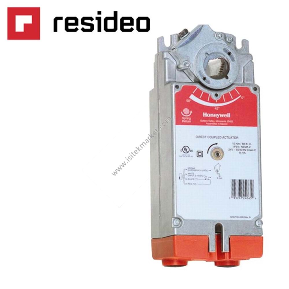 ON OFF DAMPER MOTORU HONEYWELL S20230-2POS-SW2 230VAC 20Nm YGD