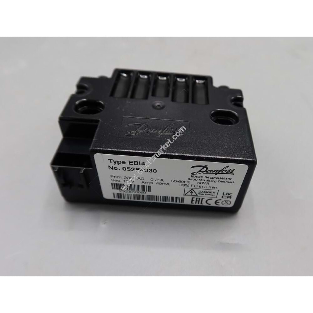 ELEKTRONIK ATESLEME TRAFOSU BAXI CHAPPEE S58504252 DANFOSS 052F4230 - 052F4030 EBI4 15.000V %33 C.CIK.