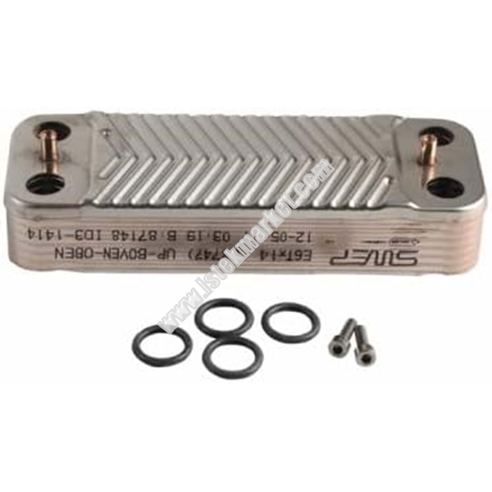 PLAKALI EŞANJÖR 2071406 14PL 166mm -REMEHA 720544401 DE DIETRICH S62775