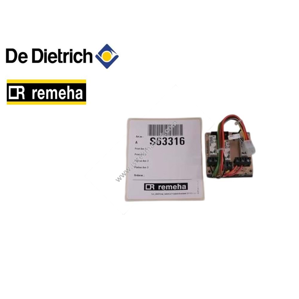 SİNYAL DEVRESİ KARTI DE DIETRICH REMEHA S63316 AM3