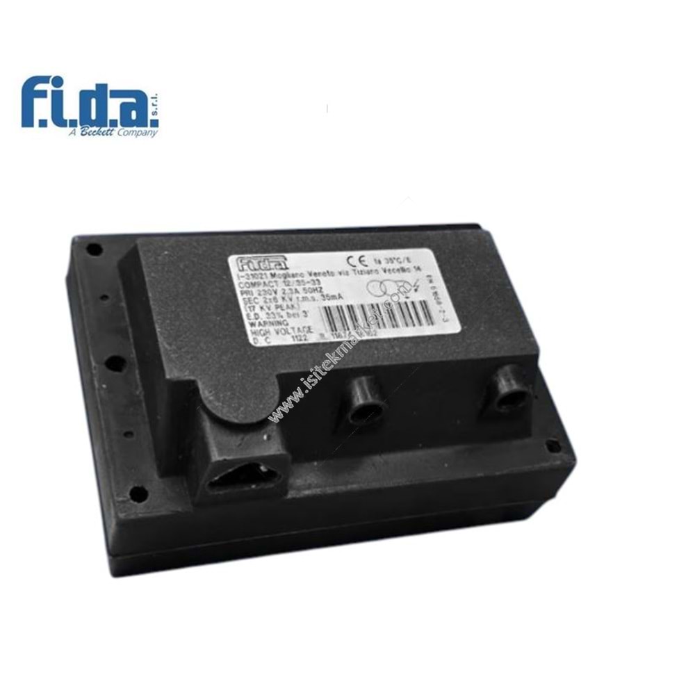 ATEŞLEME TRAFOSU FIDA COMPACT 12/35-%33 230V - TC121D - GROSSO