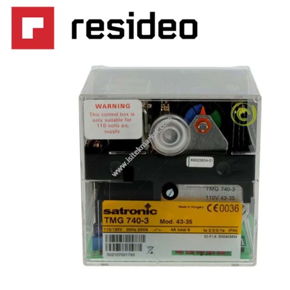 BRÜLÖR OTOMATİĞİ SATRONIC HONEYWELL TMG740-3 MOD 43 35