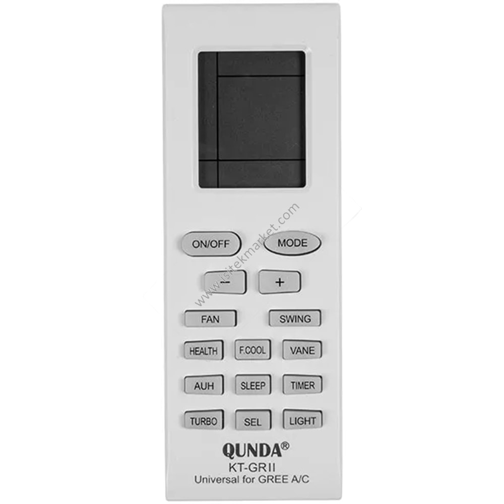 EVSEL QUNDA KLİMA KUMANDASI KT-GR